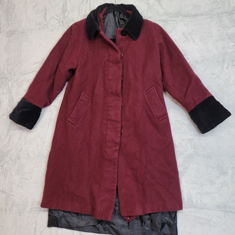 Vintage MDP Mario De Pinto 100% Wool Womens Coat XS - S